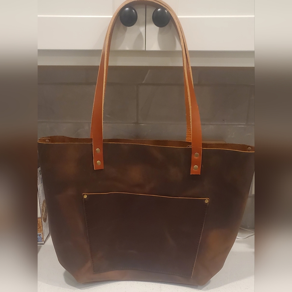 New Portland Leather Goods  Large Canyon tote